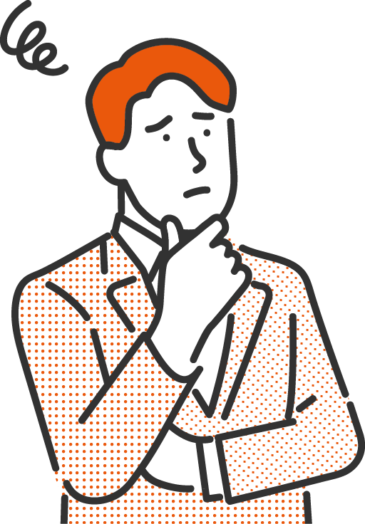 経営の悩みを抱える経営者のイラスト